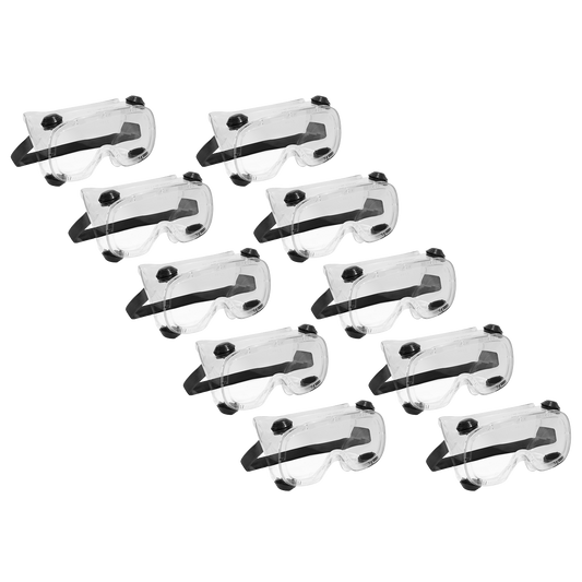 Sealey Standard Goggles - Indirect Vent - Pack of 10 201/10