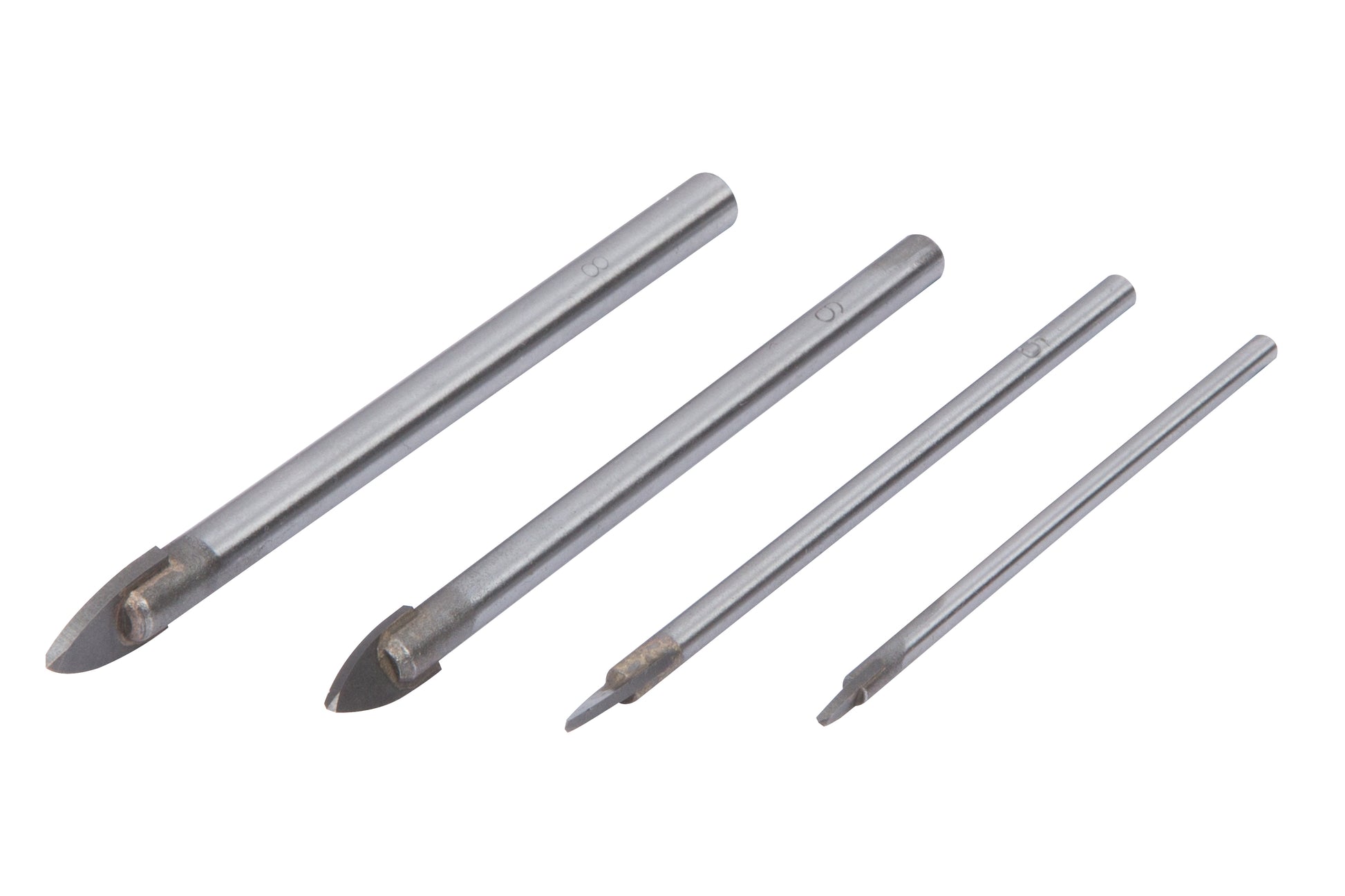 BlueSpot 4 PCE Tile And Glass Drill Set (3 - 8mm) 20346