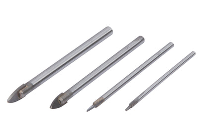 BlueSpot 4 PCE Tile And Glass Drill Set (3 - 8mm) 20346