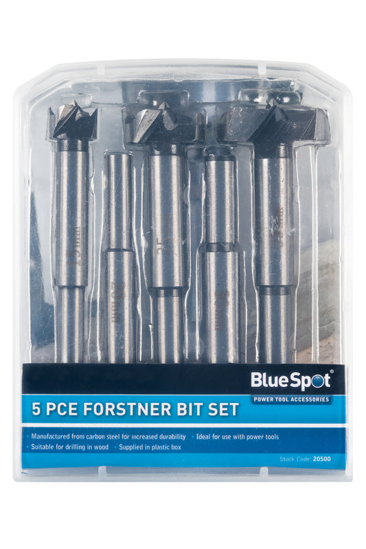 BlueSpot 5 PCE Forstner Bit Set (15-35mm) 20500