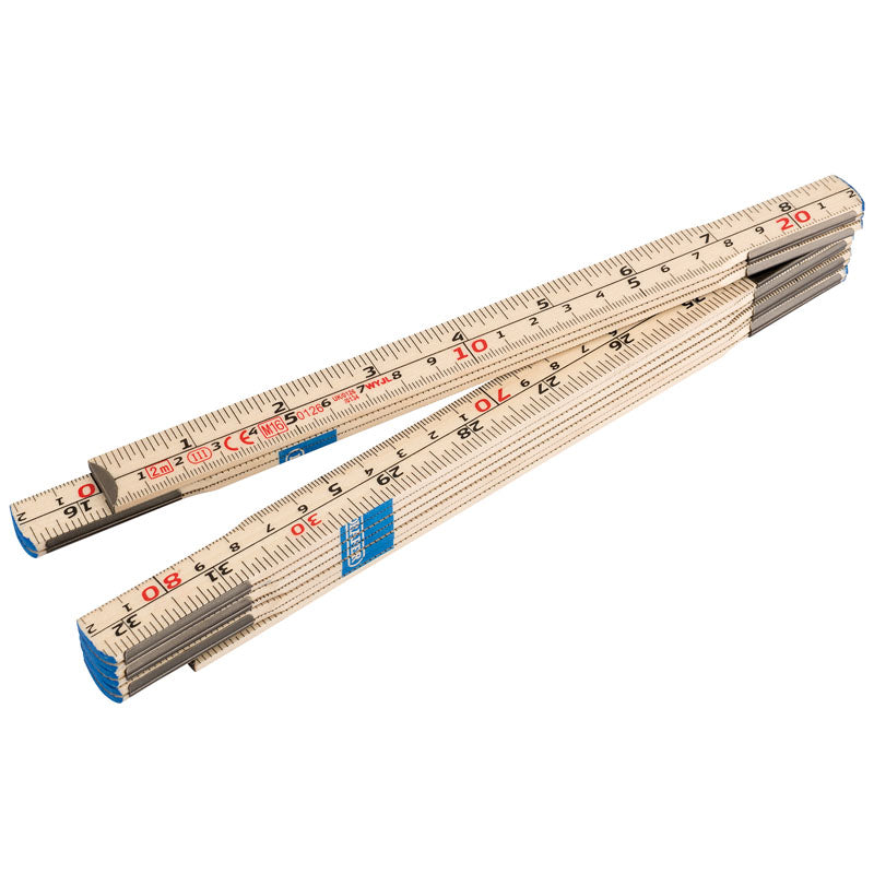 Draper Folding Wood Rule, 2m DRA-20703
