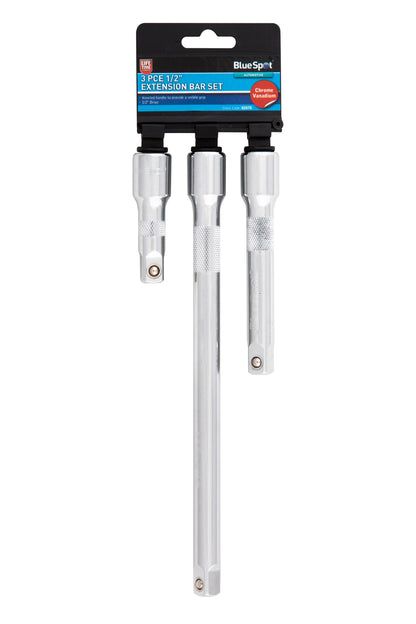 BlueSpot 3 PCE 1/2" Extension Bar Set 02070