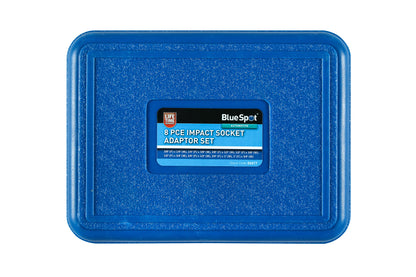 BlueSpot 8 PCE Impact Socket Adaptor Set (1/4"-1") 02077