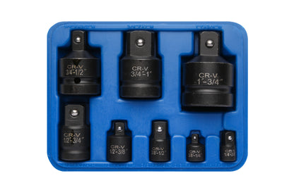 BlueSpot 8 PCE Impact Socket Adaptor Set (1/4"-1") 02077