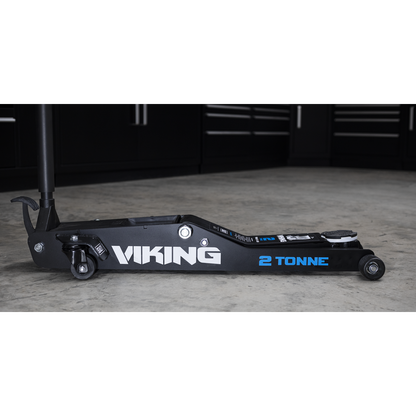 Sealey Viking 2tonne Low Entry Long Reach Trolley Jack with Rocket Lift 2100TB