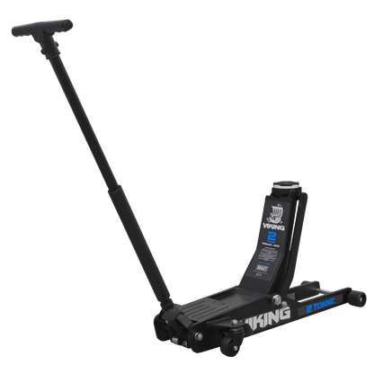 Sealey Viking 2tonne Low Entry Long Reach Trolley Jack with Rocket Lift 2100TB