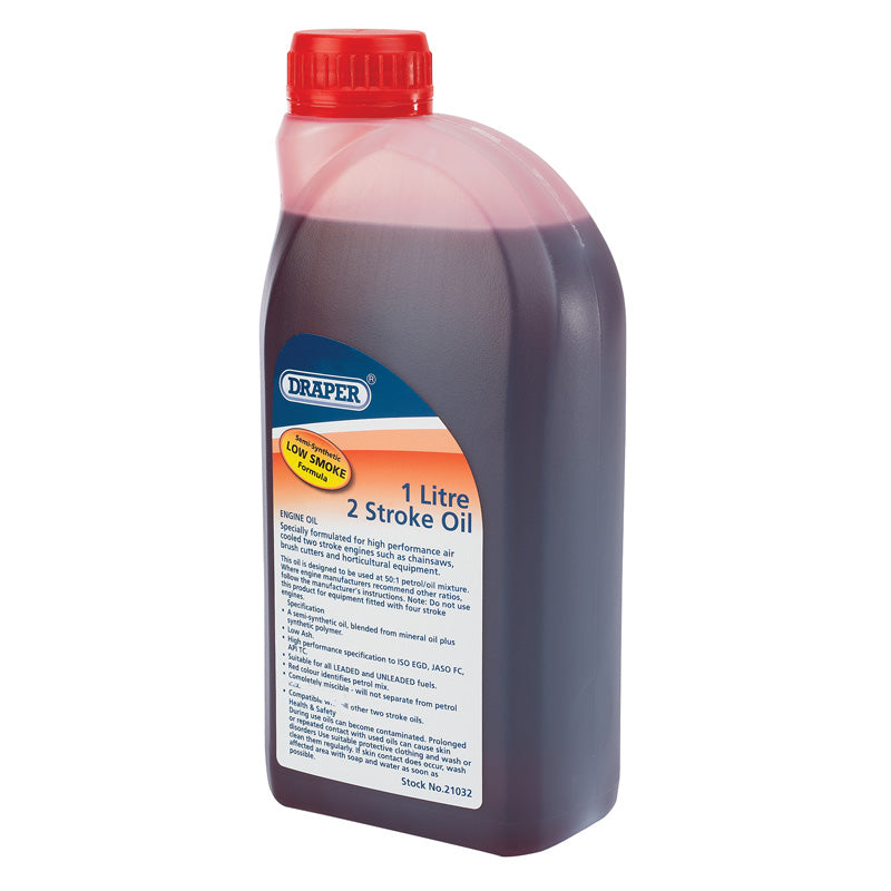Draper Two Stroke Oil, 1L DRA-21032