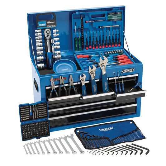 Draper Top Chest Tool Kit, 9 Drawer (216 Piece) DRA-21548