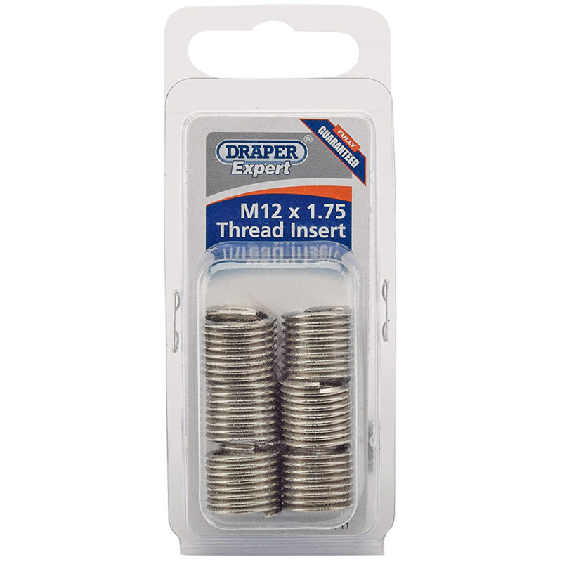 Draper Metric Thread Insert Refill, M12 x 1.75 (Pack of 6) DRA-21711