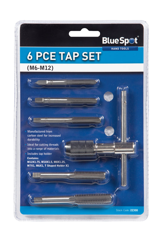 BlueSpot 6 PCE Tap Set (M6-M12) 22300