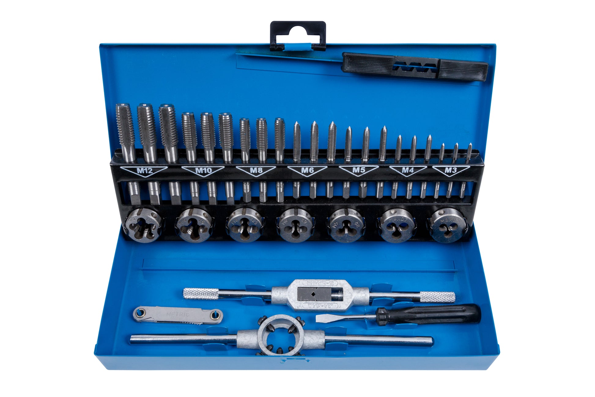 BlueSpot 32 PCE Metric Tap and Die Set (M3-M12) 22301