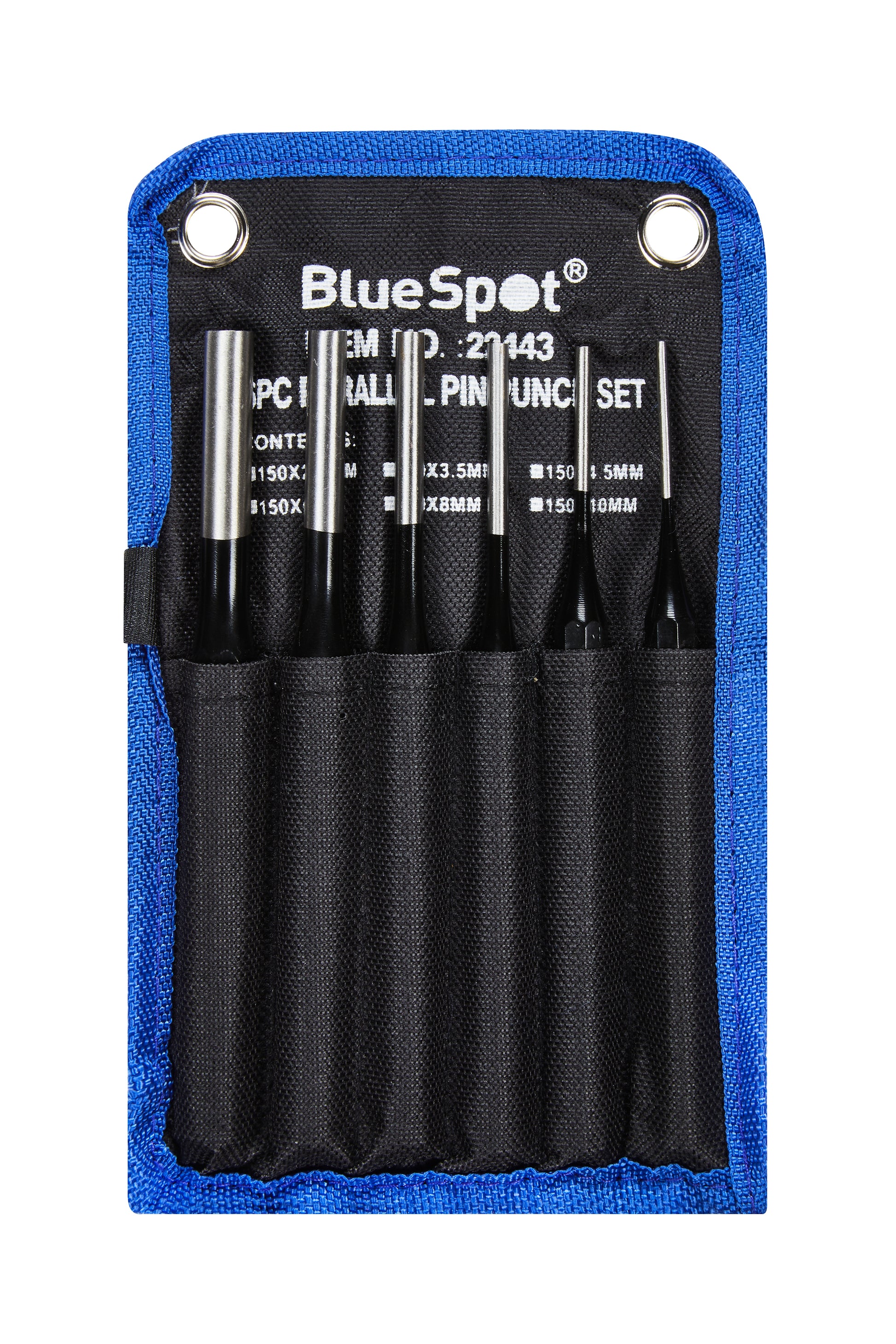 BlueSpot 6 PCE Parallel Pin Punch 22443