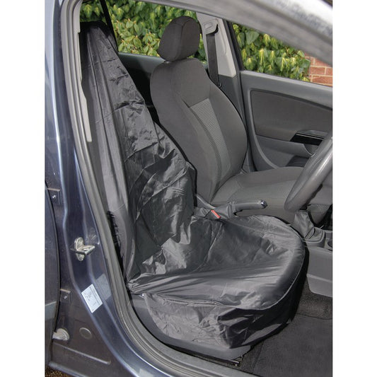 Draper Side Airbag Compatible Polyester Front Seat Cover DRA-22596