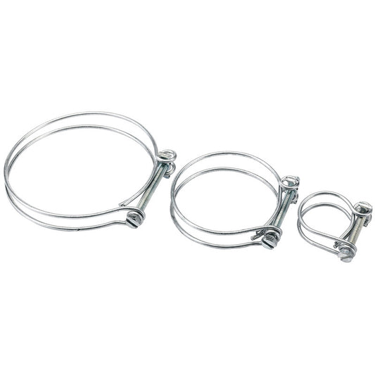 Draper Suction Hose Clamp, 75mm/3" (Pack of 2) DRA-22601