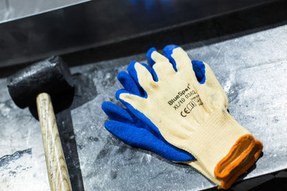 BlueSpot Latex Grip Gloves (XL) 23004
