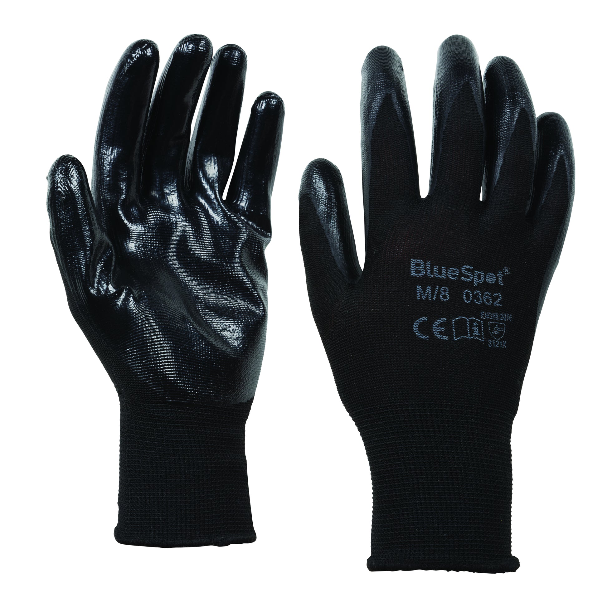 BlueSpot Nitrile Grip Gloves (Medium) 23008