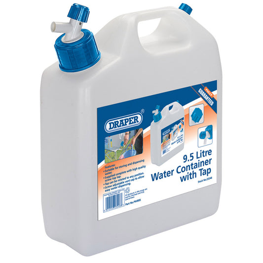Draper Water Container with Tap, 9.5L DRA-23246