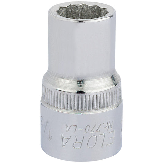 Elora Bi-Hexagon Socket, 1/2" Sq. Dr., 1/2" DRA-24351