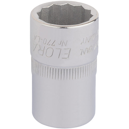 Elora Bi-Hexagon Socket, 1/2" Sq. Dr., 11/16" DRA-24400