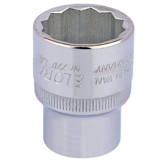 Elora Bi-Hexagon Socket, 1/2" Sq. Dr., 7/8" DRA-24442