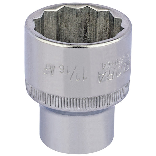 Elora Bi-Hexagon Socket, 1/2" Sq. Dr., 1.1/16" DRA-24484