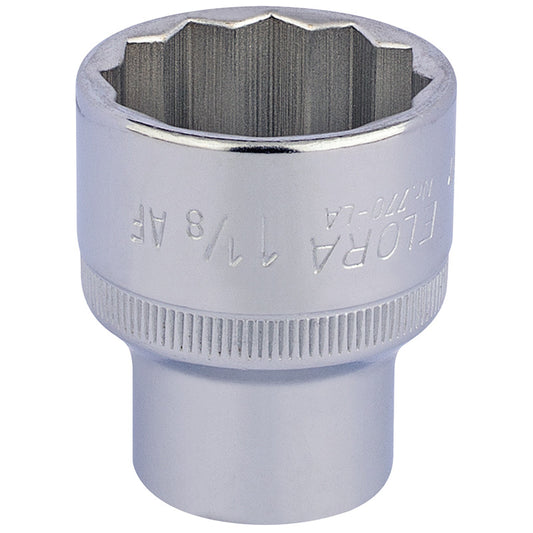 Elora Bi-Hexagon Socket, 1/2" Sq. Dr., 1.1/8" DRA-24492