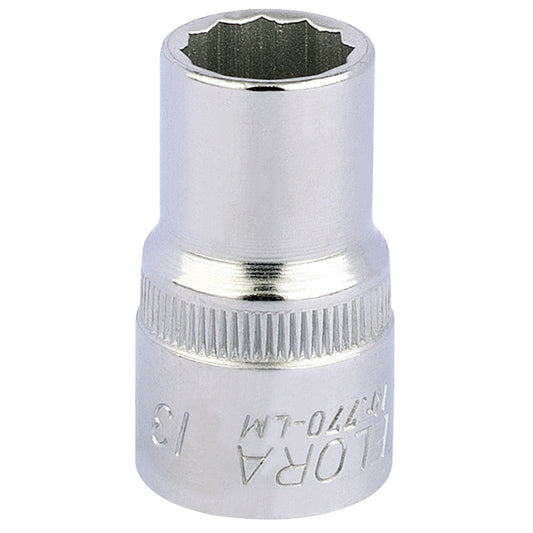 Elora Bi-Hexagon Socket, 1/2" Sq. Dr., 13mm DRA-24583