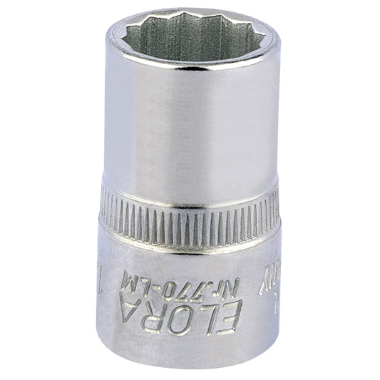 Elora Bi-Hexagon Socket, 1/2" Sq. Dr., 15mm DRA-24608