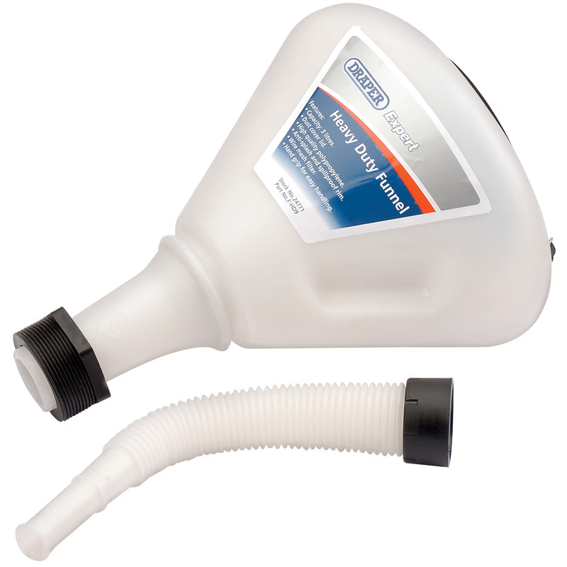 Draper Polypropylene Funnel, 230mm, 3L DRA-24771