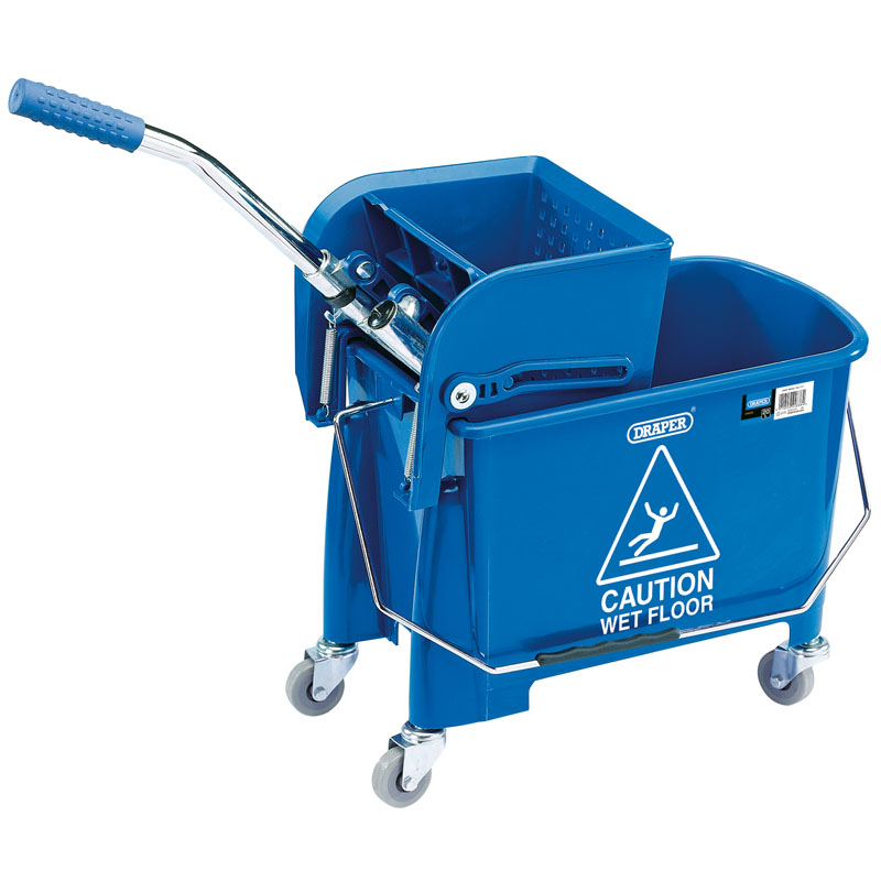 Draper Kentucky Mop Bucket with Wringer, 20L DRA-24838