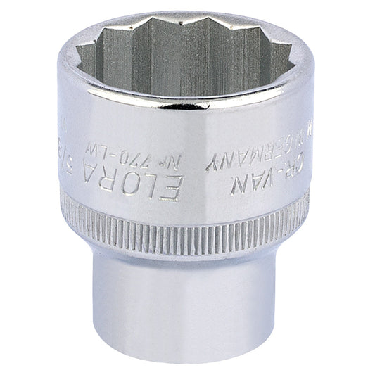 Elora Whitworth Bi-Hexagon Socket, 1/2" Sq. Dr., 5/8" DRA-24872