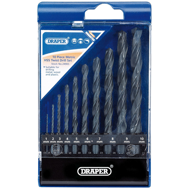 Draper Metric HSS Drill Set (10 Piece) DRA-24905