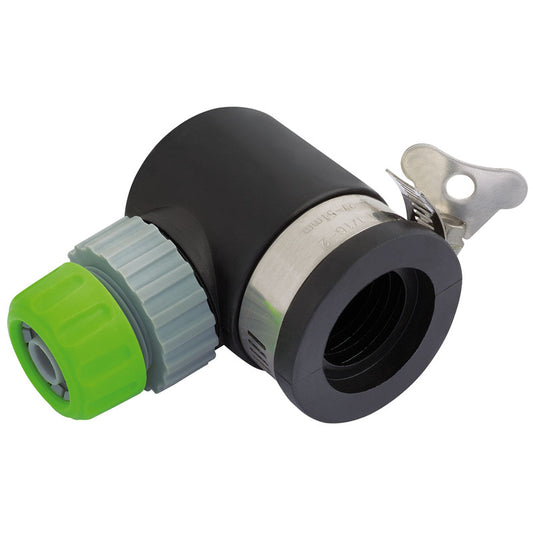Draper 90&deg; Right Angle Lock on Tap Connector DRA-24919