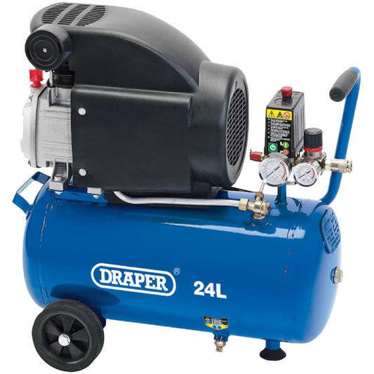 Draper Air Compressor, 24L, 1.5kW DRA-24980