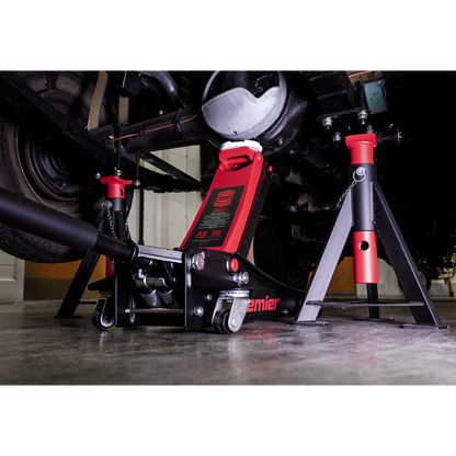 Sealey 2.5tonne Low Entry Trolley Jack with Rocket Lift 2501LE