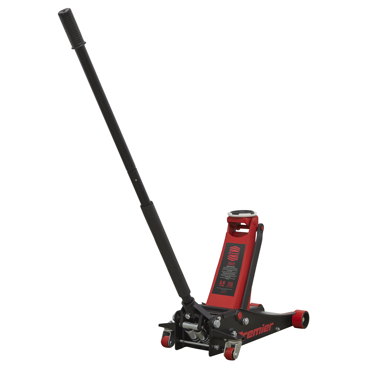 Sealey 2.5tonne Low Entry Trolley Jack with Rocket Lift 2501LE