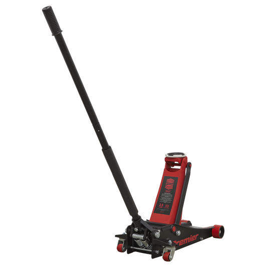 Sealey 2.5tonne Low Entry Trolley Jack with Rocket Lift 2501LE