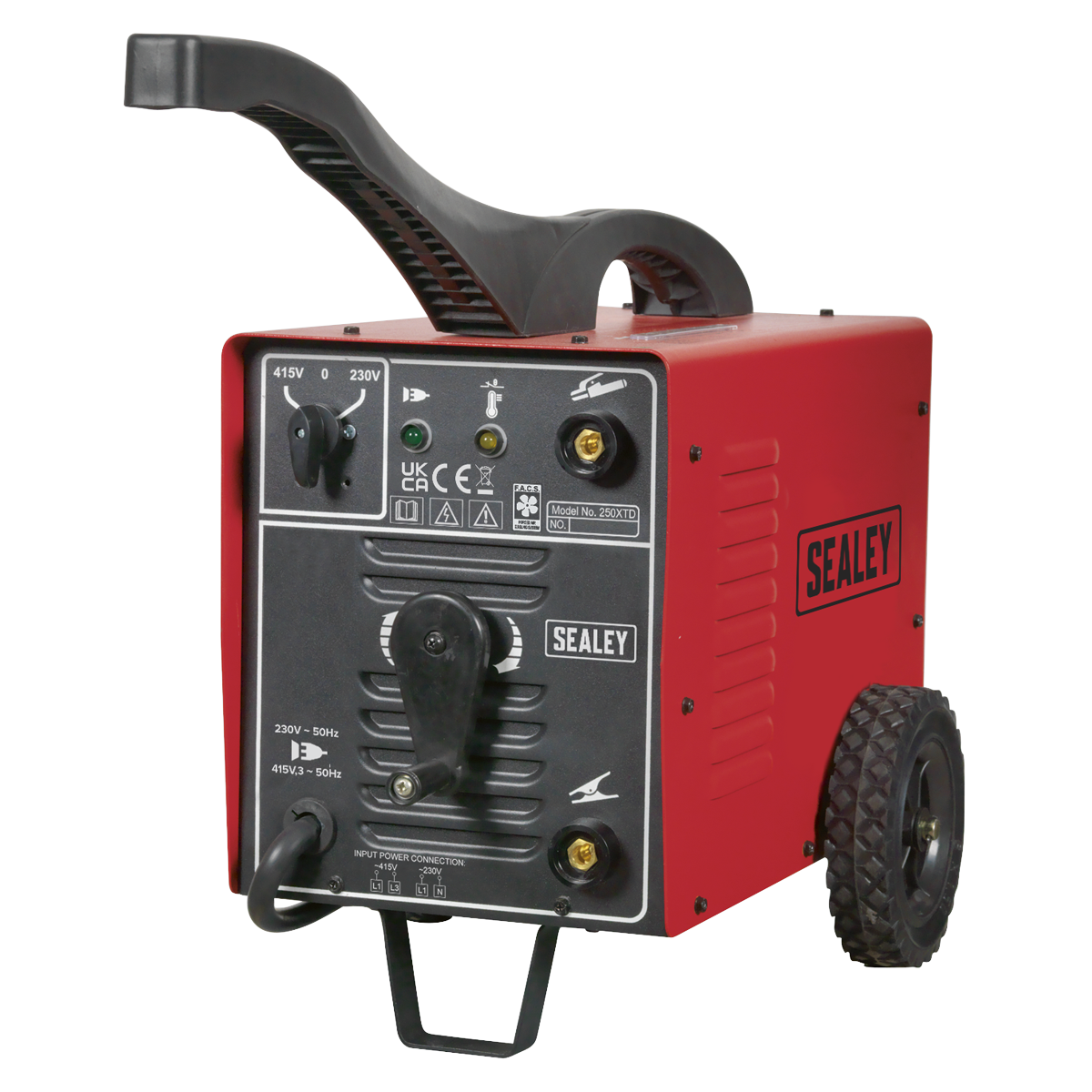 Sealey 250A Arc Welder 230/415V 3ph with Accessory Kit 250XTD