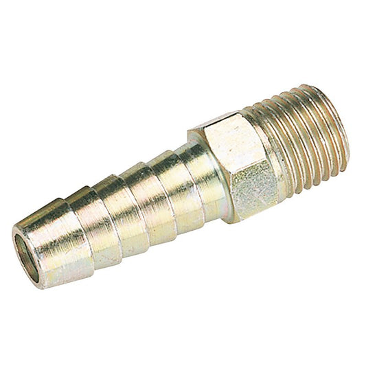 Draper 1/4" BSP Taper 3/8" Bore PCL Male Screw Tailpiece (Sold Loose) DRA-25801