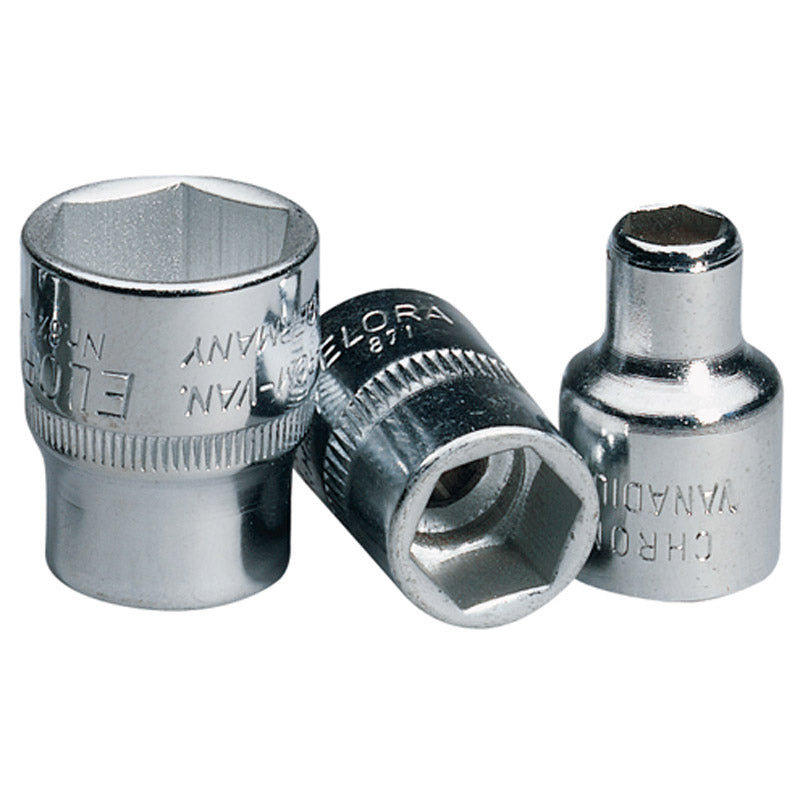 Elora Hexagon Socket, 3/8" Sq. Dr., 14mm DRA-15229