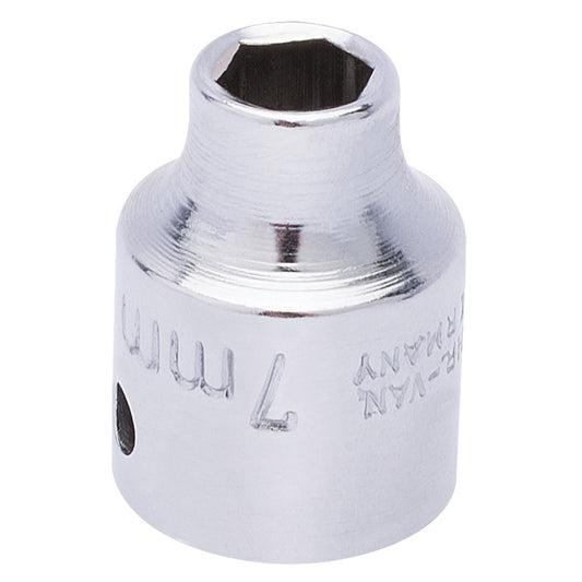 Elora Bi-Hexagon Socket, 3/8" Sq. Dr., 7mm DRA-25838