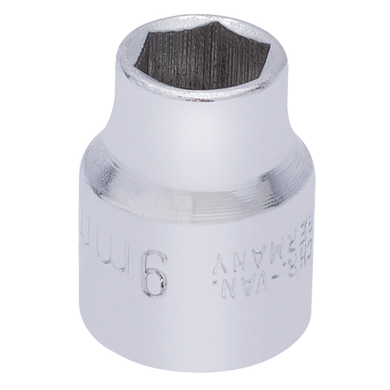 Elora Hexagon Socket, 3/8" Sq. Dr., 9mm DRA-25854