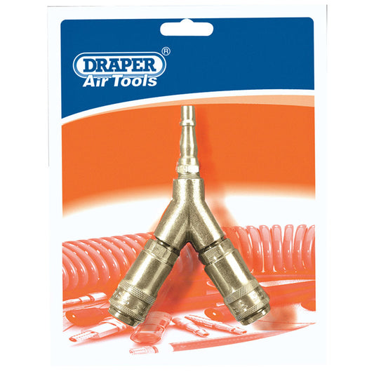 Draper PCL Twin Standard Coupling, 2 x Male Couplings, 1 x Tailpiece DRA-25855