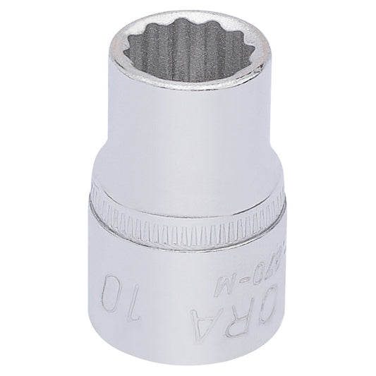 Elora Bi-Hexagon Socket, 3/8" Sq. Dr., 10mm DRA-25862