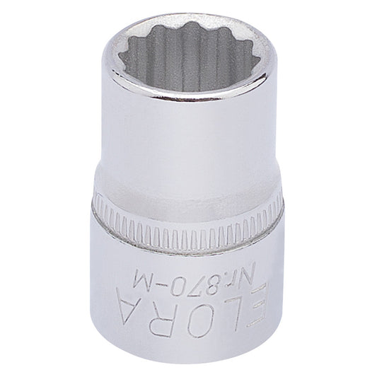 Elora Bi-Hexagon Socket, 3/8" Sq. Dr., 11mm DRA-25870