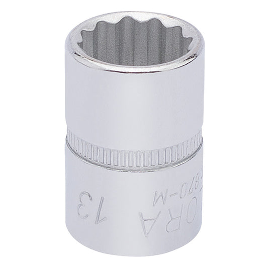 Elora Bi-Hexagon Socket, 3/8" Sq. Dr., 13mm DRA-25896