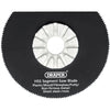 Draper HSS Segment Saw Blade, 63mm Diameter, 18tpi DRA-26057