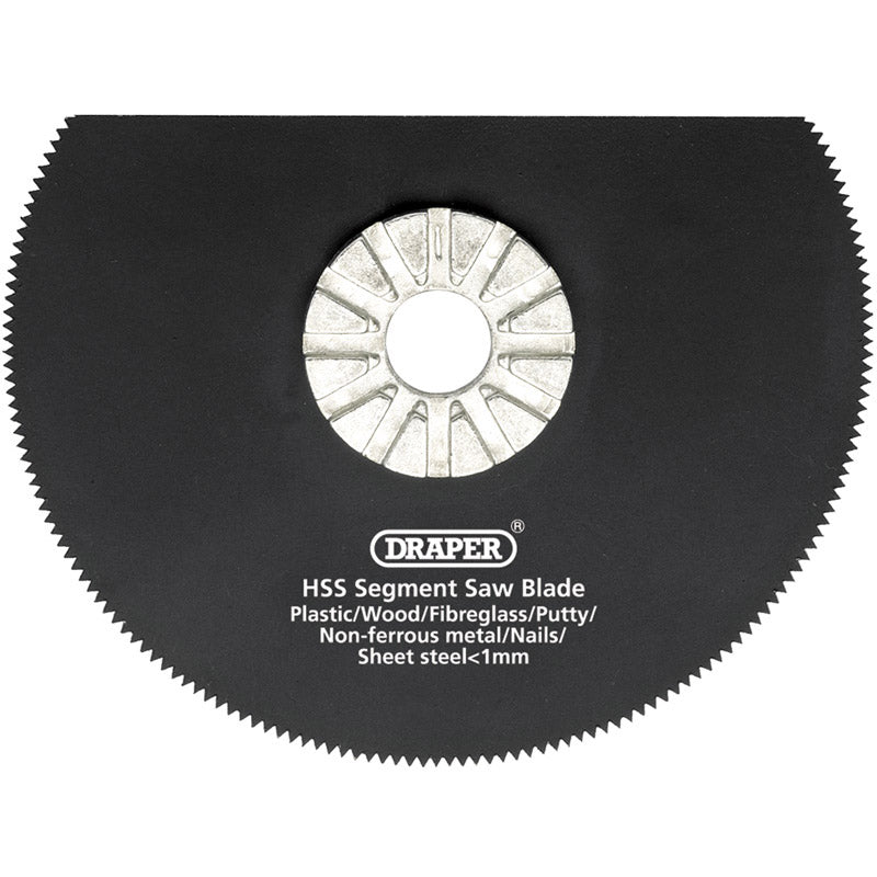 Draper HSS Segment Saw Blade, 88mm Diameter, 18tpi DRA-26072