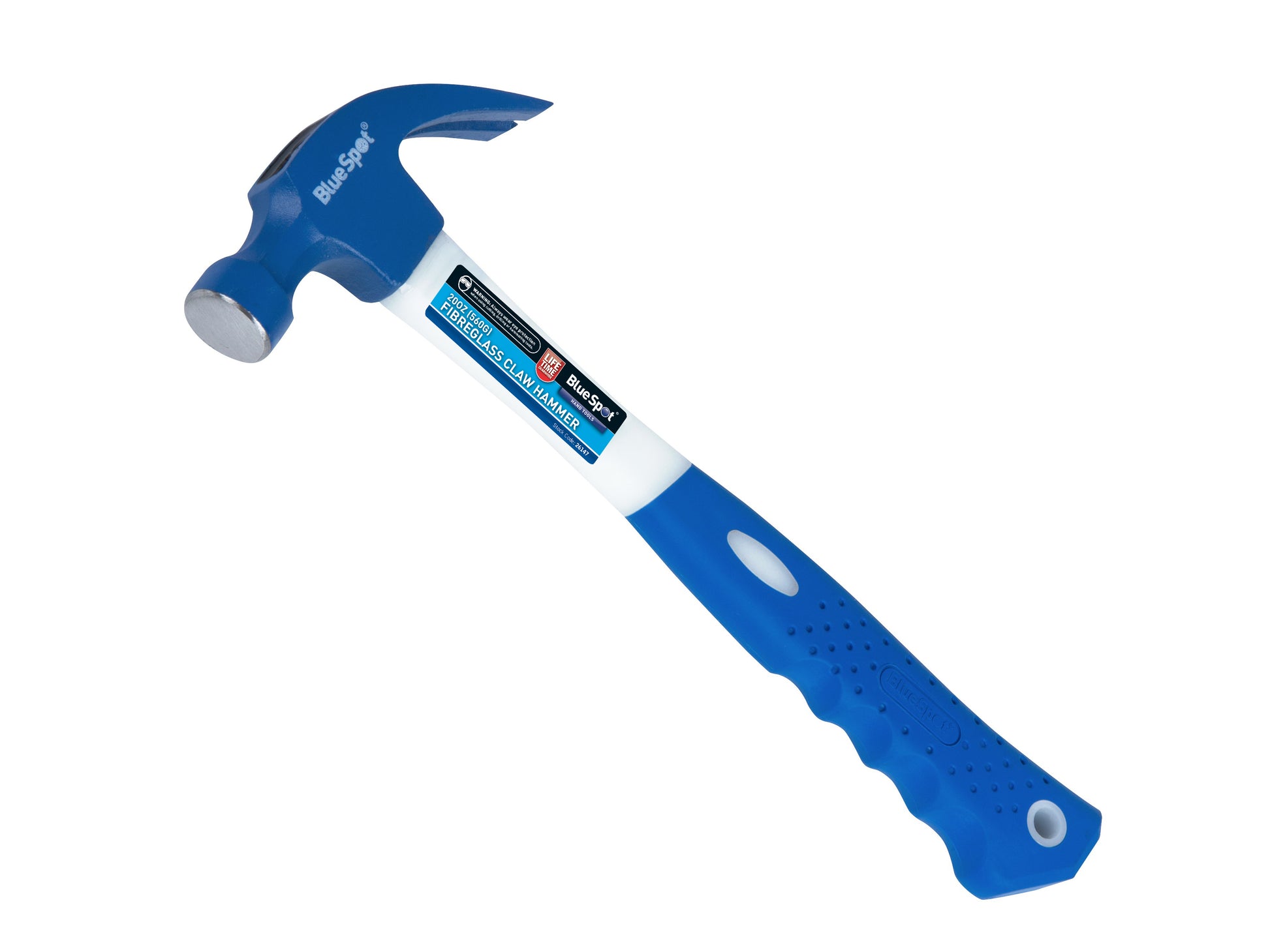 BlueSpot 20oz (560g) Fibreglass Claw Hammer 26147