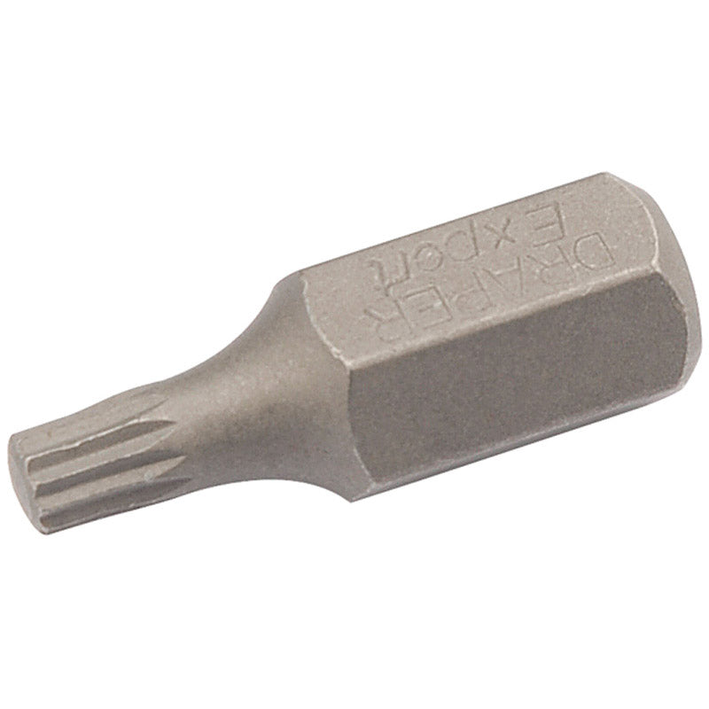 Draper M5 x 30mm Spline 10mm Insert Bit for Mechanic's Bit Sets 21932, 33614 and 59985 DRA-26275